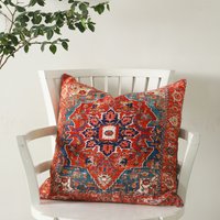 Antik Bedruckt Kissenbezug Sofakissen Vintage Teppich Design Boho Klassisch Orientalisch Traditionell Persisch Marokkanisch von BrightonBombay
