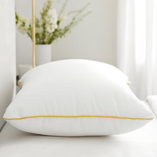 Brightr® "Nox Luxuriöses Kopfkissen mit Daunenalternative gegen Nackenschmerzen | Kopfkissen für Schulter- und Wirbelsäulenunterstützung für Seitenschläfer | 50x70cm | Osteopathen empfohlen | Weich von Brightr
