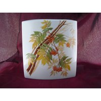 Blumenvase - Handbemalt Mit Ebereschenzweig, Unikat von BrigitteKreativ