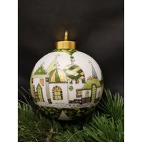 Weihnachtskugel - Handbemalt Aufwendig Bemalte Kugel, Durchmesser Ca. 6, 5 cm Weihnachtskugel - Handbemalt Aufwendig Bemalte Kugel, Durchmesser Ca. 6, 5 cm von BrigitteKreativ