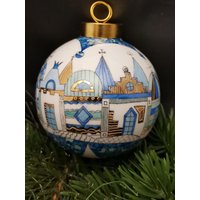 Weihnachtskugel - Handbemalt Aufwendig Bemalte Kugel, Durchmesser Ca. 6, 5 cm Weihnachtskugel - Handbemalt Aufwendig Bemalte Kugel, Durchmesser Ca. 6, 5 cm von BrigitteKreativ