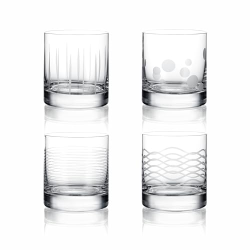 Brilant Asort Wassergläser Set - 4 Verschiedene Kristall-Trinkgläser mit Einzigartigen Gravierten Designs für Saft, Cocktail, Whiskey, Bleifrei, Geschenkfertig verpackt, EU Handarbeit - 4er-Set, 300ml Brilant Asort Wassergläser Set - 4 Verschiedene Kristall-Trinkgläser mit Einzigartigen Gravierten Designs für Saft, Cocktail, Whiskey, Bleifrei, Geschenkfertig verpackt, EU Handarbeit - 4er-Set, 300ml von Brilant