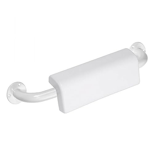 Brillantbad BELP Griff mit Rückenlehne Eisen Weiß Kunststoff 575x124x155 mm, 120 kg Traglast für Bad & WC >> zum Bohren von Brillantbad
