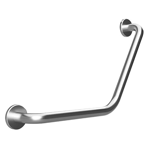 Brillantbad BELP Winkelgriff Edelstahl gebürstet mit Abdeckung 660x400x105 mm, 120 kg Traglast für Bad & WC >> zum Bohren von Brillantbad