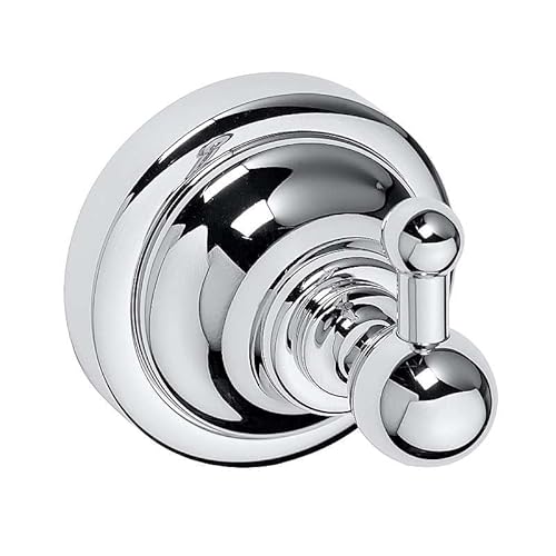 Brillantbad BETRO Chrom Kleiderhaken Messing Chrom 65x65x65 mm für Bad & Küche >> zum Bohren von Brillantbad