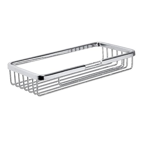 Brillantbad BYTRO Seifenkorb Messing Chrom poliert 100x230x30 mm für Bad & WC >> zum Bohren von Brillantbad