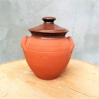 Vintage Glasierte Keramikdose Mit Deckel Rustikales Bauernhaus Dekor Vintage Glasierte Keramikdose Mit Deckel Rustikales Bauernhaus Dekor von BrillianceWrought