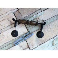 Schmiedeeisen Türgriff Kupfer Patina Rustikale Dekor Schmiedeeisen Türgriff Kupfer Patina Rustikale Dekor von BrillianceWrought