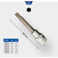 Brilliant Tools 1/2 Zoll RIBE-Bit-Stecknuss, 100 mm lang, M13 von BRILLIANT TOOLS