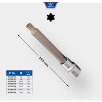 Brilliant Tools 1/2 Zoll RIBE-Bit-Stecknuss, 140 mm lang, M14 von BRILLIANT TOOLS