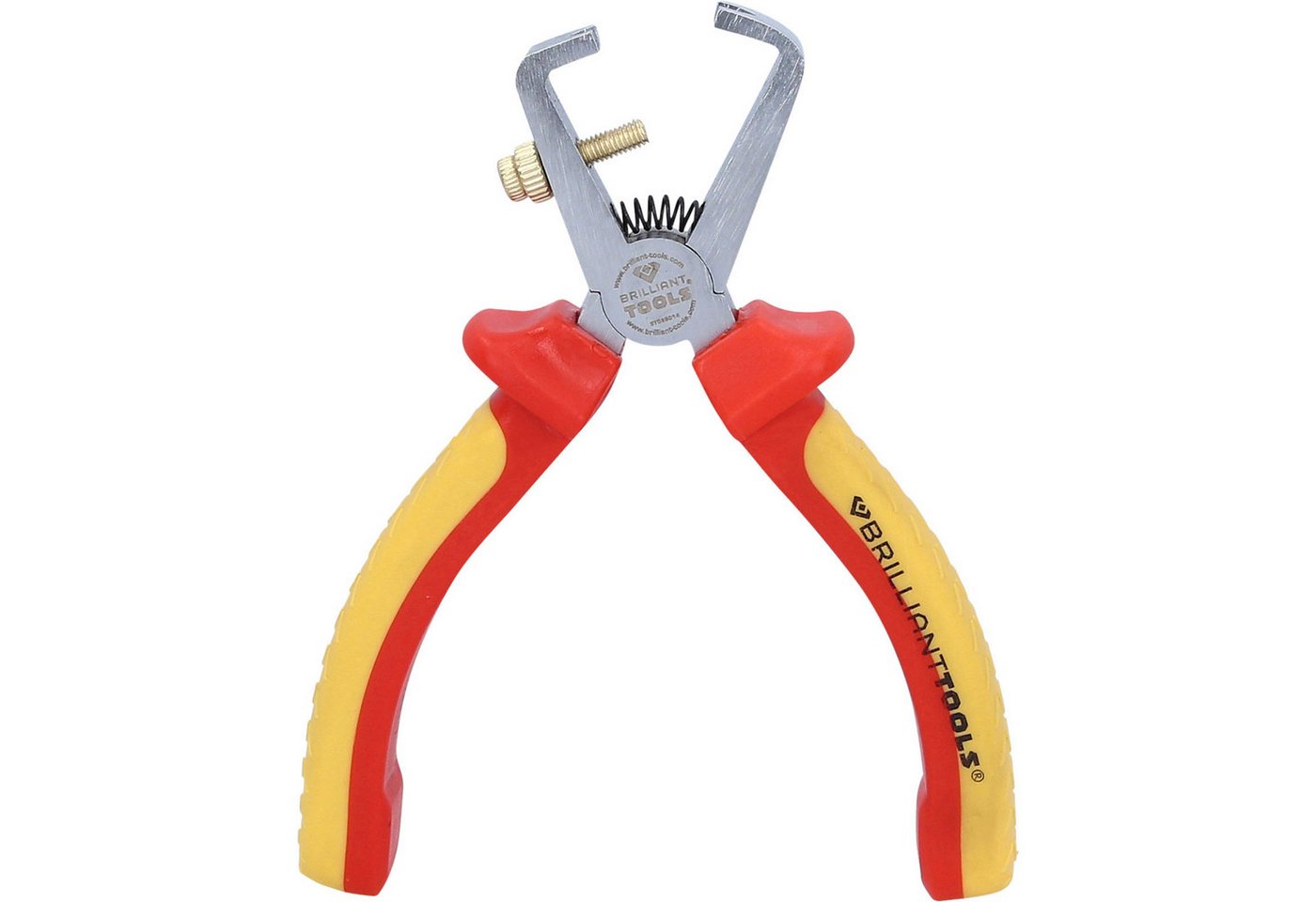 Brilliant Tools Abisolierzange BRILLIANT TOOLS VDE Abisolierzange 160 mm - BT068014 von Brilliant Tools