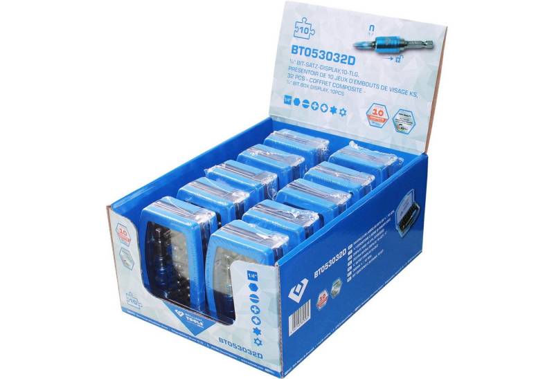 Brilliant Tools Bit-Set BRILLIANT TOOLS Bit-Satz 32tlg.. Display 10 Stk - BT053032D Brilliant Tools Bit-Set BRILLIANT TOOLS Bit-Satz 32tlg.. Display 10 Stk - BT053032D von Brilliant Tools