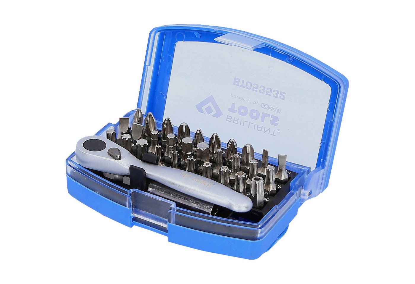 Brilliant Tools Bit-Set BRILLIANT TOOLS Bit-Satz mit Bit-Umschaltratsche 32tlg. - BT05353... von Brilliant Tools