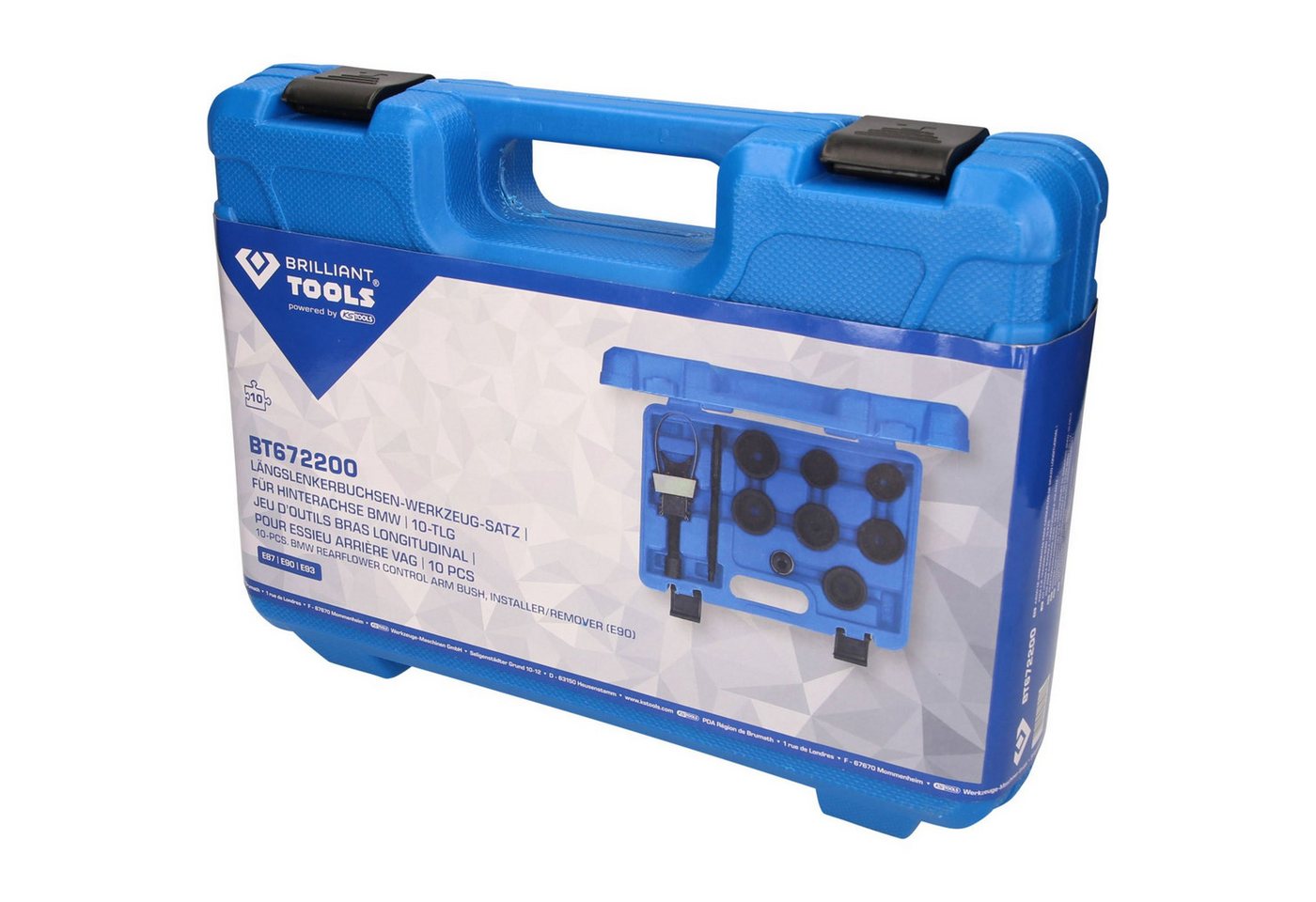 Brilliant Tools Montagewerkzeug BRILLIANT TOOLS Längslenkerbuchsen-Werkzeug-Satz für Hinterachse ... Brilliant Tools Montagewerkzeug BRILLIANT TOOLS Längslenkerbuchsen-Werkzeug-Satz für Hinterachse ... von Brilliant Tools