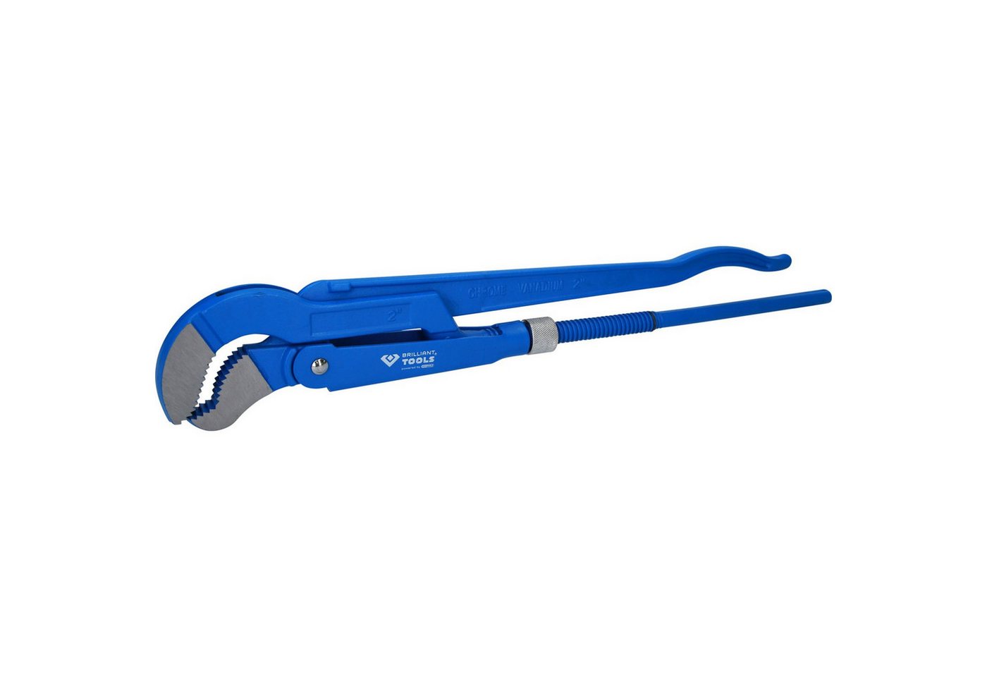 Brilliant Tools Rohrzange BRILLIANT TOOLS Eckrohrzange 2" 45° gewinkelt - BT067120 von Brilliant Tools
