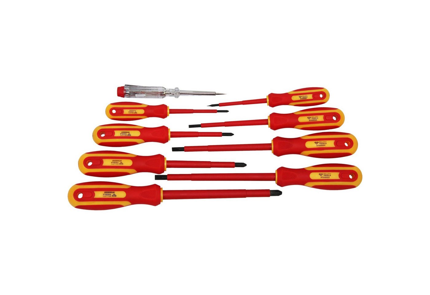 Brilliant Tools Schraubendreher BRILLIANT TOOLS VDE Schraubendreher-Satz 9tlg. Schlitz und PH Phi... von Brilliant Tools