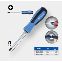 Brilliant Tools Schraubendreher Kreuzschlitz mit Schlagkappe, PH1 x 80 mm von BRILLIANT TOOLS