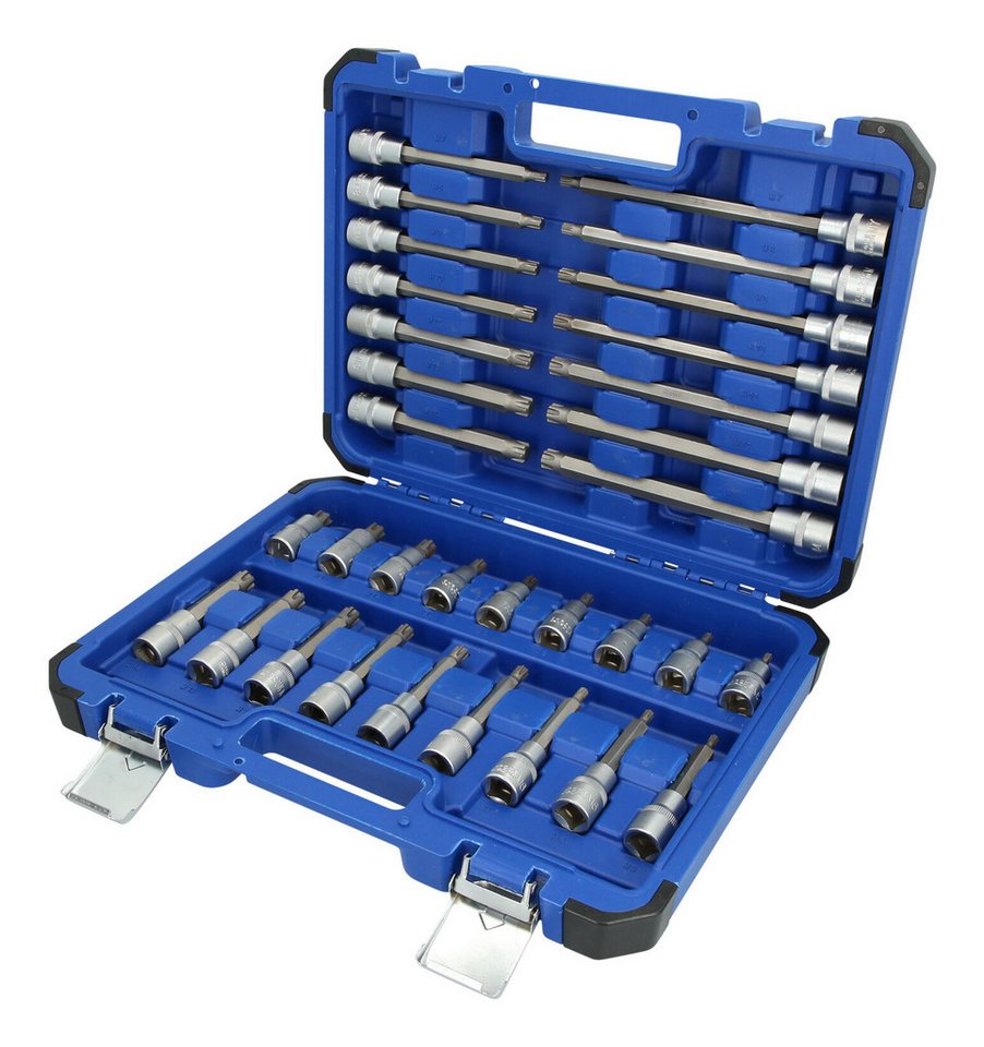 Brilliant Tools Steckschlüssel (32 St), 1/2" Satz, 32-teilig, RIBE Profil von Brilliant Tools