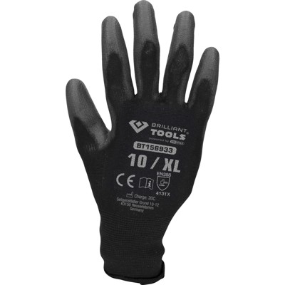 Mikro-Feinstrickhandschuhe, Größe 10 / XL von Brilliant Tools