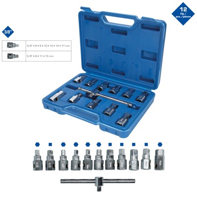 Öldienst-Stecknuss-Satz, 12-teilig von Brilliant Tools