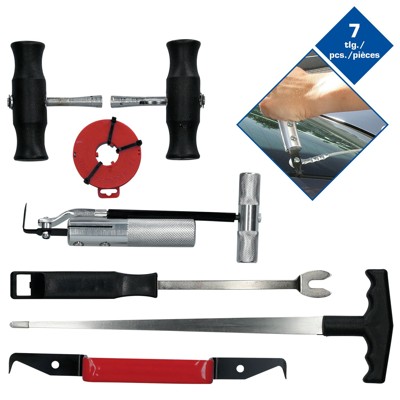 Windschutzscheiben-Ausbau-Satz, 7-teilig von Brilliant Tools