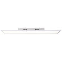 Flat led Deckenaufbau-Paneel 100x25cm silber 1x led integriert, 32W led integriert, (Lichtstrom: 3400lm, Lichtfarbe: 2800-6500K) - silber - Brilliant von Brilliant