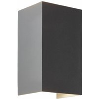 Hilly led Außenwandleuchte 2flg dunkelgrau 2x led integriert, 8.3W led integriert, (Lichtstrom: 390lm, Lichtfarbe: 3000K) - Brilliant von Brilliant