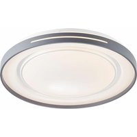BRILLIANT Lampe, Barty LED Wand- und Deckenleuchte 48cm weiß/dunkelgrau, 1x LED integriert, 30W LED integriert, (2900lm, 3000-6500K), Mit von Brilliant