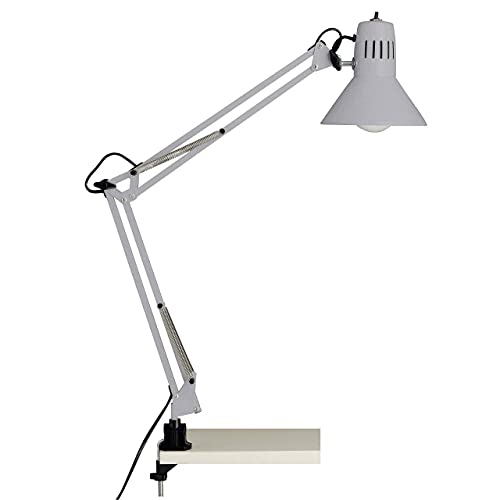 BRILLIANT Lampe, Hobby Schreibtischklemmleuchte titan, Metall, 1x A60, E27, 40W,Normallampen (nicht enthalten) von Brilliant