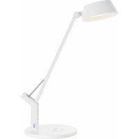 Lampe, Kaila led Tischleuchte mit Induktionsladeschale weiß, 1x led integriert, 8W led integriert, (710lm, 3100-6100K), Kabelloses Aufladen von von Brilliant