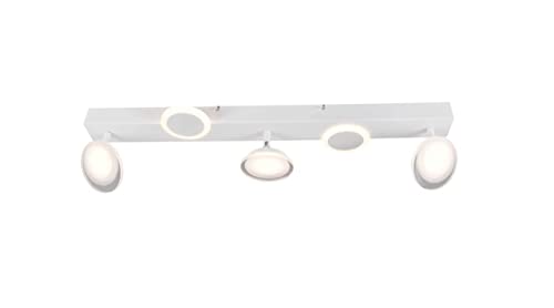 BRILLIANT Lampe, Meriza LED Spotbalken 3flg weiß, 3x LED integriert, 7.3W LED integriert, (933lm, 3000K), Köpfe schwenkbar von Brilliant
