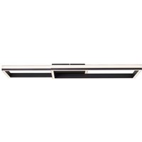 Brilliant - Lampe, Metis led Deckenleuchte 60x23cm schwarz, 1x led integriert, 44W led integriert, (4300lm, 3000K), In 3 Stufen über Wandschalter von Brilliant