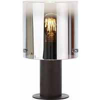 Lampe Beth Tischleuchte Kaffee/rauchglas 1x A60, E27, 60W, g.f. Normallampen n. ent. Mit Schnurzwischenschalter Für LED-Leuchtmittel geeignet - braun von Brilliant