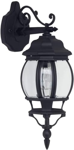 BRILLIANT Lampe Istria Außenwandleuchte hängend schwarz | 1x A60, E27, 60W, geeignet für Normallampen (nicht enthalten) | IP-Schutzart: 23 - regengeschützt von Brilliant