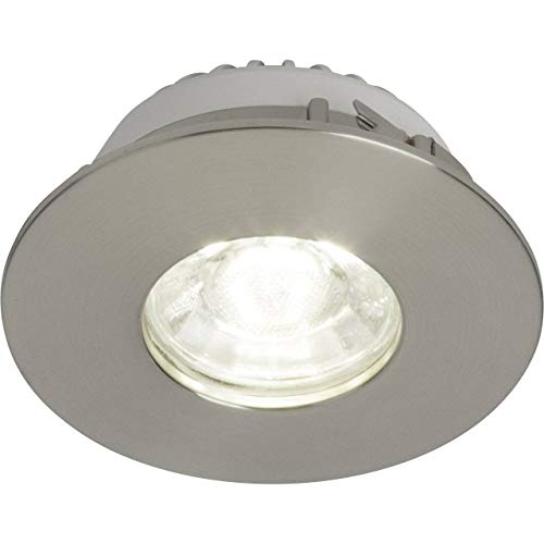 BRILLIANT Lampe Nodus LED Einbauleuchte fest eisen/kaltweiß | 1x 4W LED integriert (SMD), (380lm, 4000K) | Skala A++ bis E | IP-Schutzart: 44 - spritzwassergeschützt von Brilliant