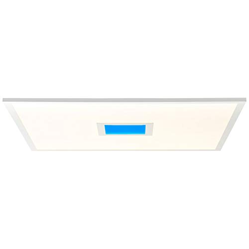 Brilliant Lampe Odella LED Deckenaufbau-Paneel 60x60cm weiß | 1x 37W LED integriert, (3500lm, 2700-6500K) | RGB-Dekolicht für farbenfrohe Akzentbeleuchtung von Brilliant
