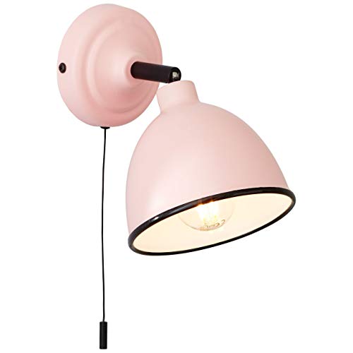 BRILLIANT Lampe Telio Wandleuchte Zugschalter ros1x D45, E14, 28W, geeignet für Tropfenlampen (nicht enthalten) | Mit Zugschalter von Brilliant