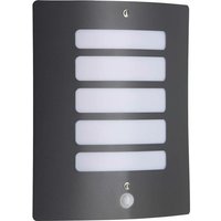 Lampe Todd Außenwandleuchte Bewegungsmelder anthrazit 1x A60, E27, 60W, geeignet für Normallampen (nicht enthalten) IP-Schutzart: 44 von Brilliant