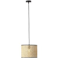 Brilliant - Lampe Wiley Pendelleuchte 30cm rattan 1x A60, E27, 60W, geeignet für Normallampen (nicht enthalten) Kabel kürzbar - braun von Brilliant