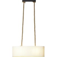 BRILLIANT Pendelleuchte »SAILOR«, 2-flammig, 40 W, BxHxT: 705 x 1200 x 200 mm, IP 20 - beige | weiss von Brilliant