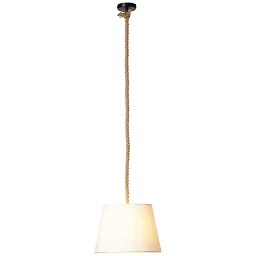 BRILLIANT Sailor Pendelleuchte 35cm natur/weiß Innenleuchten,Pendelleuchten | 1x A60, E27, 40W, geeignet für Normallampen (nicht enthalten) | Für LED-Leuchtmittel geeignet von Brilliant
