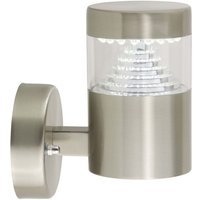Lampe Avon led Außenwandleuchte stehend edelstahl 1x 6W led integriert (smd), (180lm, 6500K) IP-Schutzart: 44 - spritzwassergeschützt - Brilliant von Brilliant