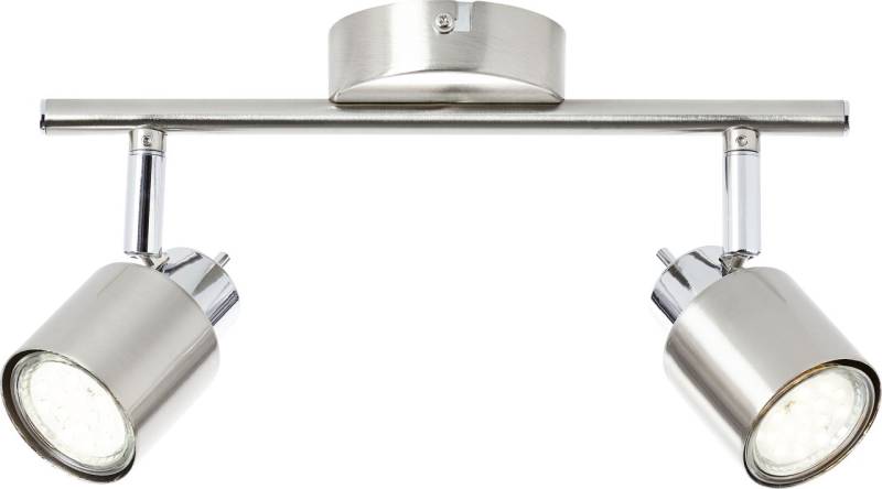 Brilliant 2er Spot Andres nickel-chrom 33,5 x 13 cm GU10 10 W von Brilliant