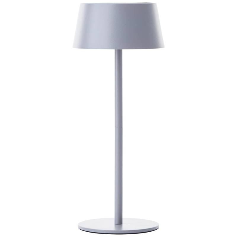 Brilliant Akku-Tischleuchte Picco mit Solar 30 cm Grau von Brilliant