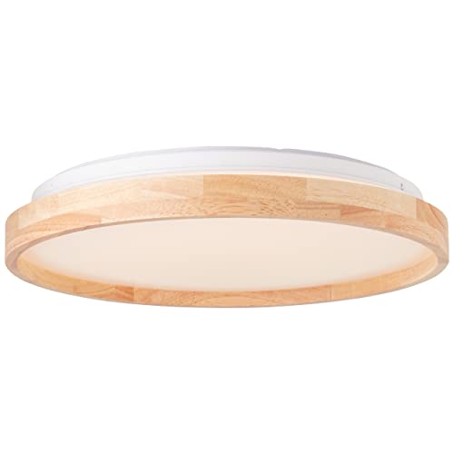 Brilliant Alson LED Deckenleuchte 39cm holz hell/weiß, Metall/Holz/Kunststoff, 1x 26 W LED integriert, (Lichtstrom: 2500lm, Lichtfarbe: 3000-4500K) von Brilliant