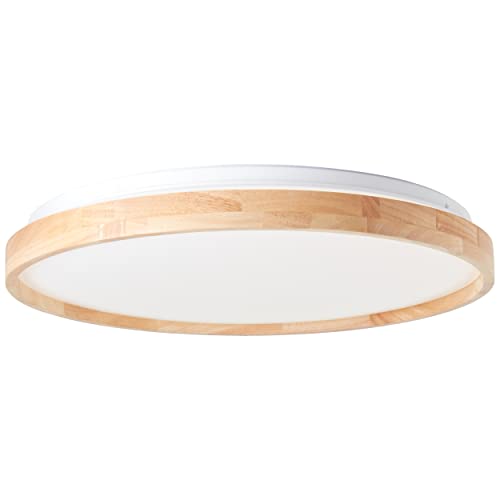 Brilliant Alson LED Deckenleuchte 48cm holz hell/weiß, Metall/Holz/Kunststoff, 1x 32 W LED integriert, (Lichtstrom: 3300lm, Lichtfarbe: 3000-6500K) von Brilliant