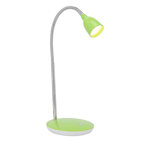 BRILLIANT Lampe Anthony LED Tischleuchte eisen/grün | 1x 2.4W LED integriert, (200lm, 3000K) | Mit Druckschalter an der Basis von Brilliant
