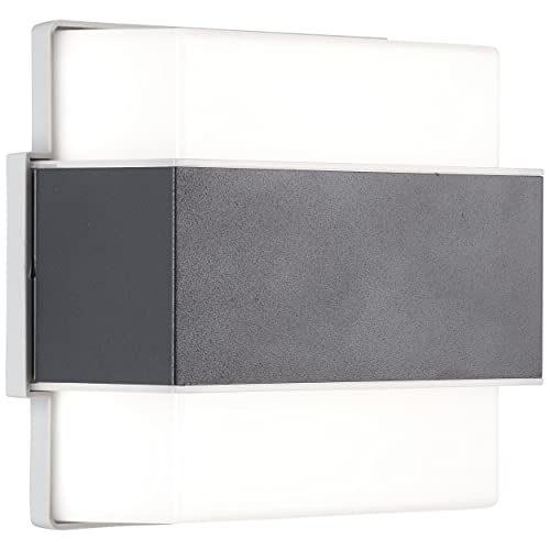 Brilliant Archie G96387/63 LED-Außenwandleuchte EEK: E (A - G) LED LED fest eingebaut 7W Weiß, Ant von Brilliant