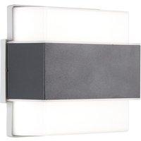 Archie led Außenwandleuchte anthrazit, Metall/Kunststoff, 1x 7 w led integriert, (Lichtstrom: 680lm, Lichtfarbe: 4000K) - Brilliant von Brilliant