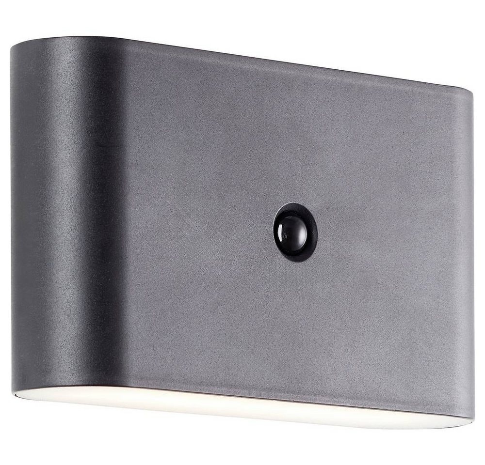 Brilliant Außen-Deckenleuchte LED Außenwandleuchte mit Bewegungsmelder G80605/06, Akkubetrieb, Inkl. Bewegungsmelder von Brilliant